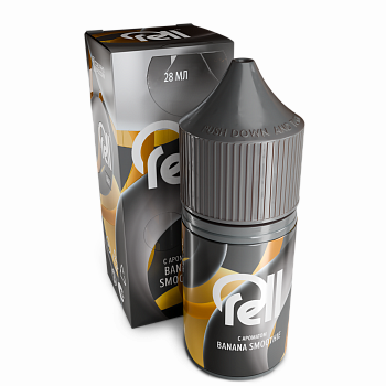Купить Жидкость для ЭСДН RELL Gray "Банановый смузи" 28мл 0мг. Жидкость для ЭСДН RELL Gray "Банановый смузи" 28мл 0мг.